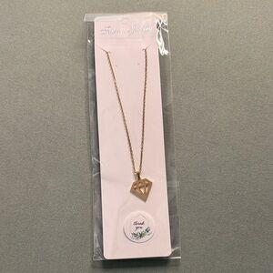 Diamond Outline Necklace